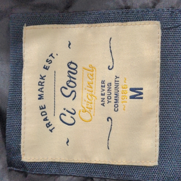 Ci Sono Japanese cherry blossom bird embroidered bomber Jacket Size Medium - Picture 6 of 7